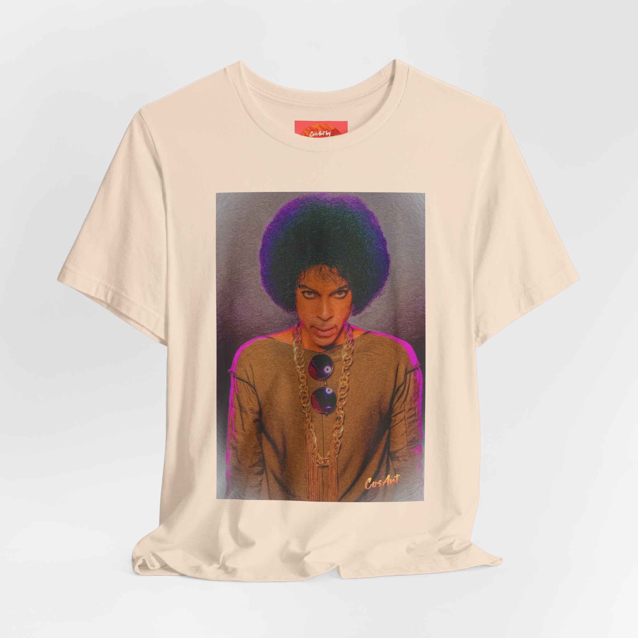 Prince R. Nelson Retro Portrait Graphic Tee — Vintage Photo Print Short Sleeve T-Shirt
