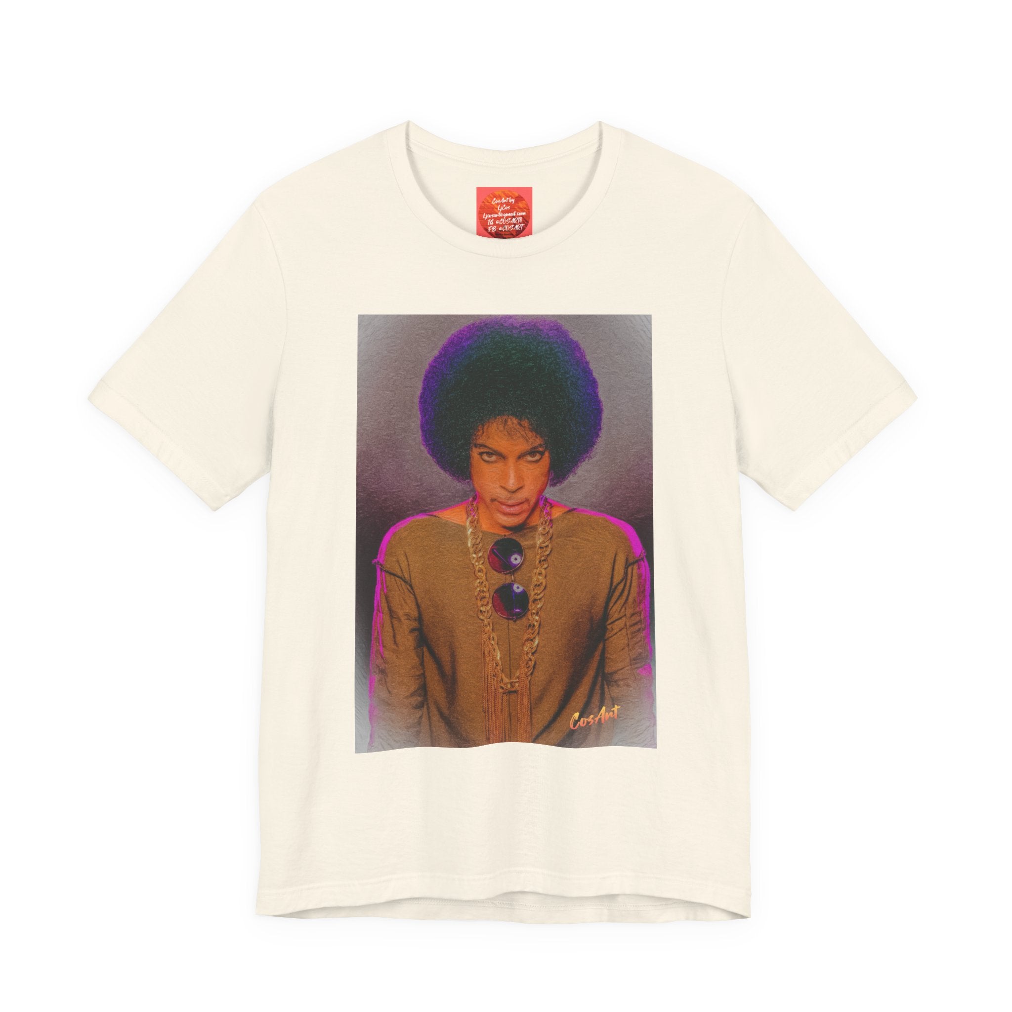 Prince R. Nelson Retro Portrait Graphic Tee — Vintage Photo Print Short Sleeve T-Shirt