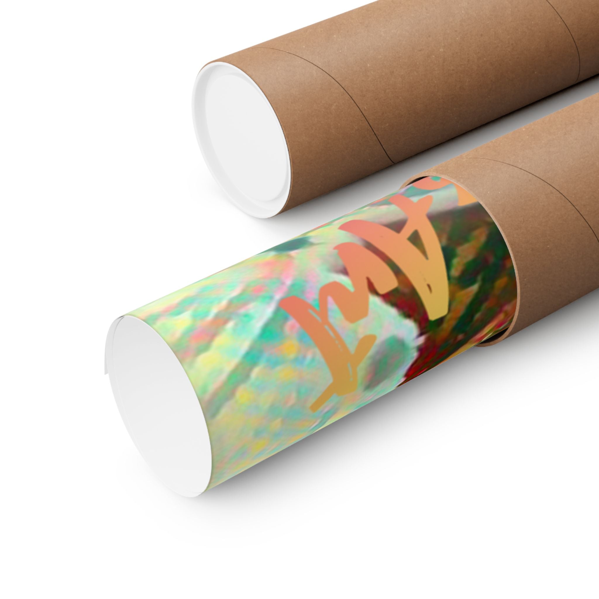 Freddie Bulsara-Mercury  Matte Vertical Poster — Dreamy Floral Portrait with Butterflies