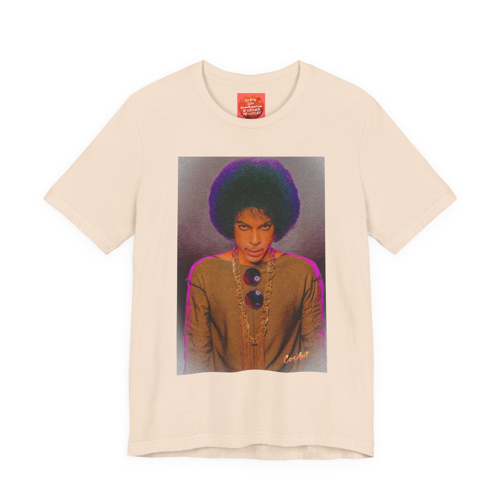 Prince R. Nelson Retro Portrait Graphic Tee — Vintage Photo Print Short Sleeve T-Shirt
