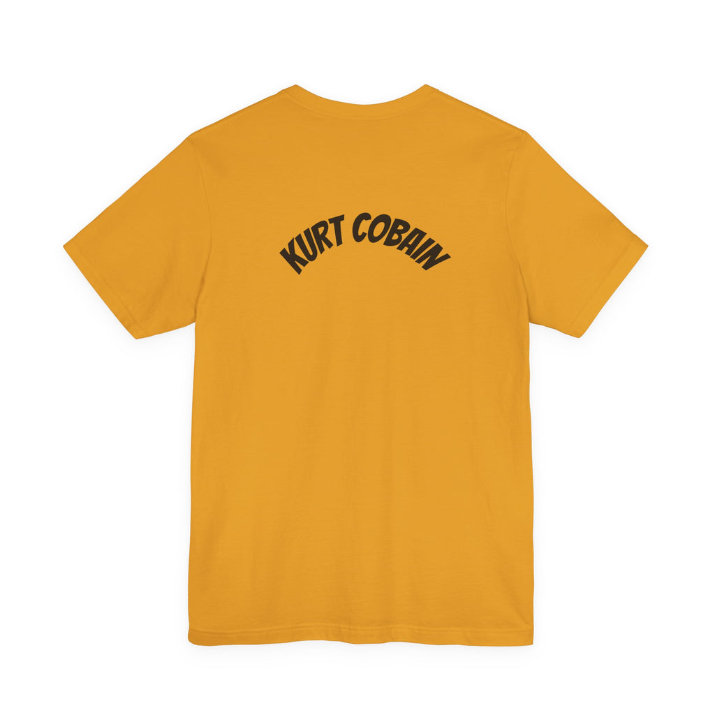 Cobain Retro Sunset Portrait Tee — Sunflower Field Graphic T-Shirt