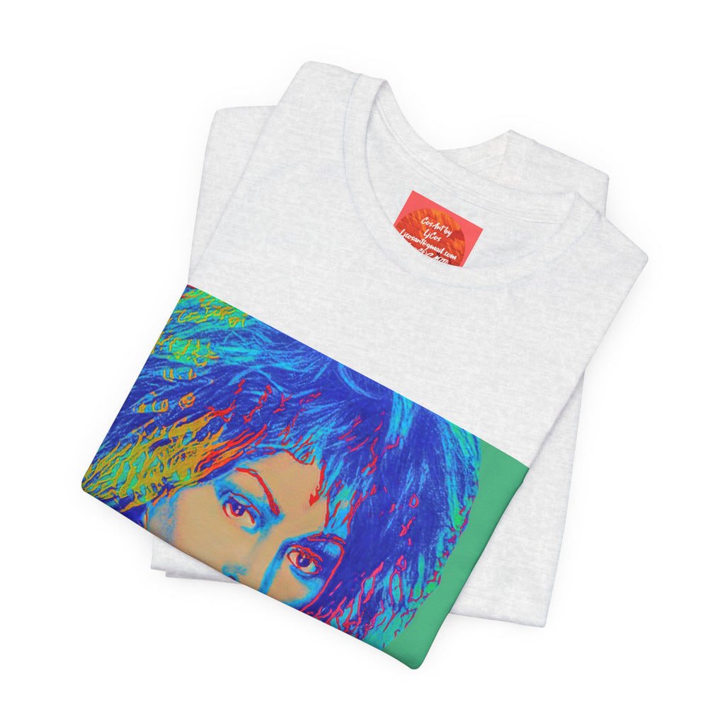 Tina Pop Art Portrait Tee — Vibrant Retro Music Icon T-Shirt