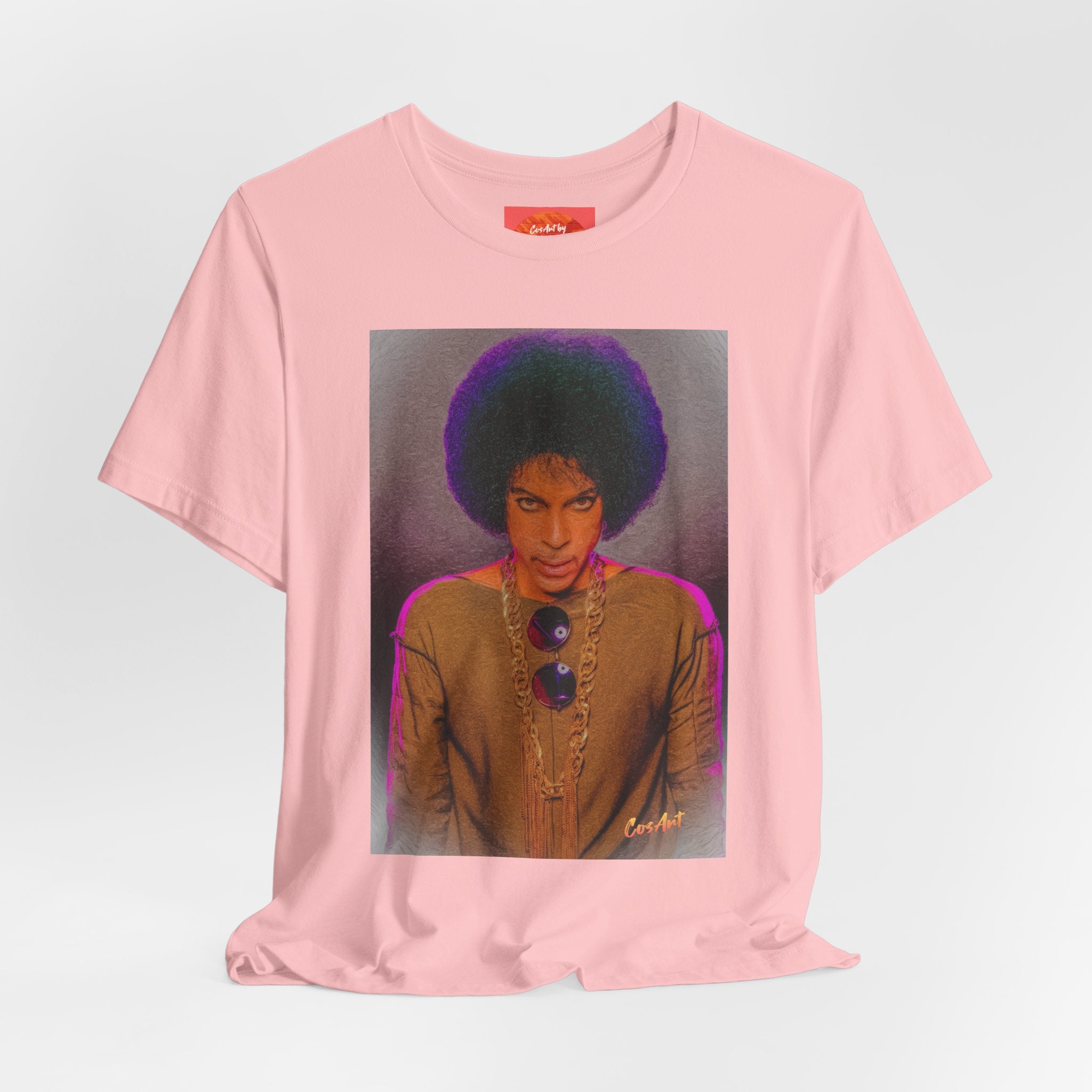 Prince R. Nelson Retro Portrait Graphic Tee — Vintage Photo Print Short Sleeve T-Shirt