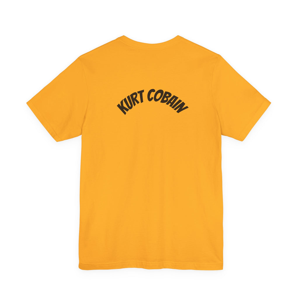Cobain Retro Sunset Portrait Tee — Sunflower Field Graphic T-Shirt