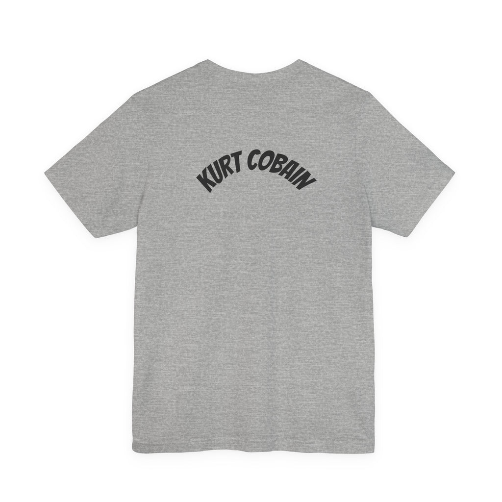 Cobain Retro Sunset Portrait Tee — Sunflower Field Graphic T-Shirt