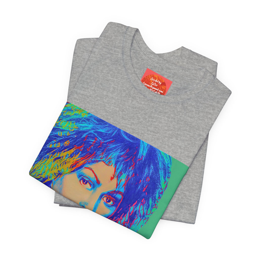 Tina Pop Art Portrait Tee — Vibrant Retro Music Icon T-Shirt