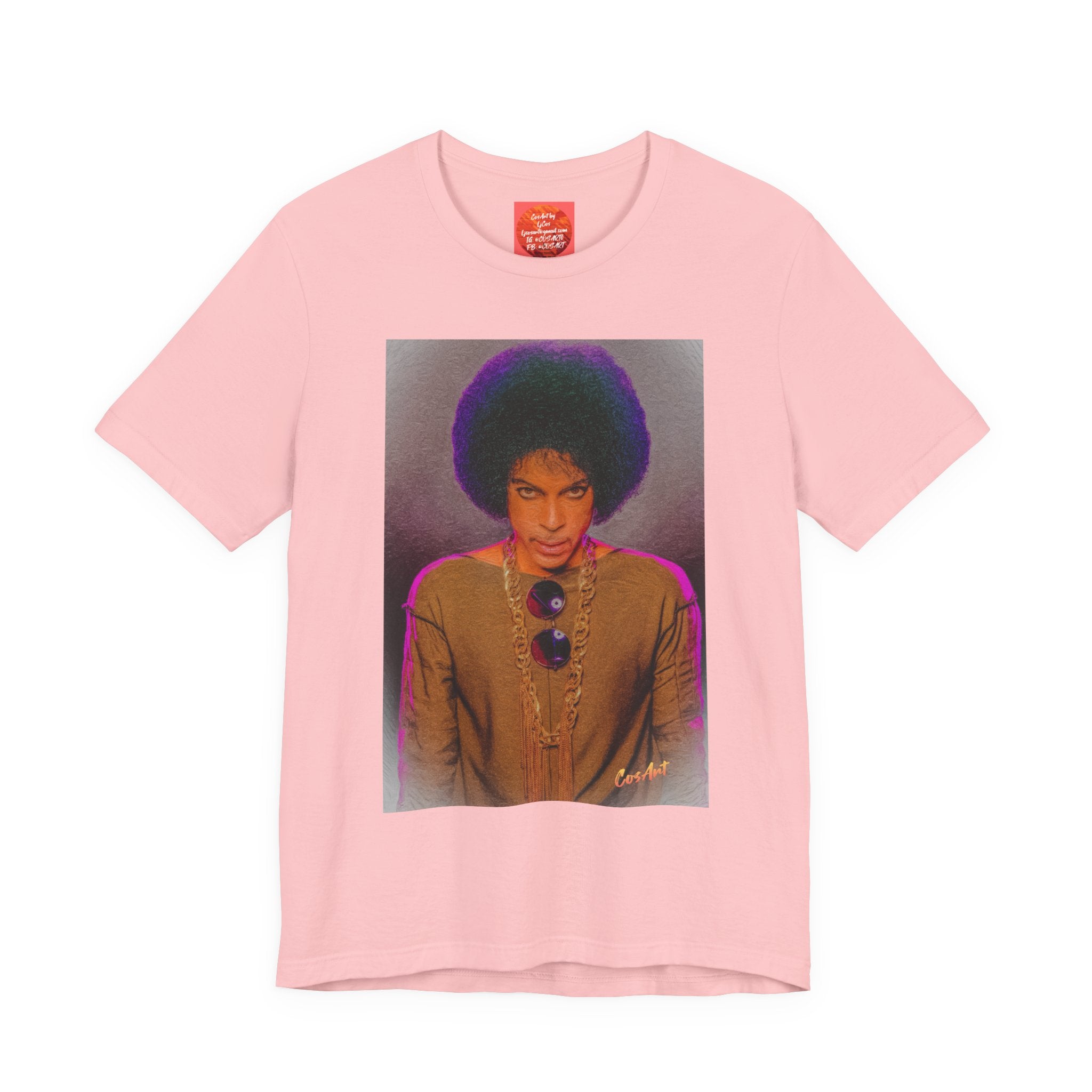 Prince R. Nelson Retro Portrait Graphic Tee — Vintage Photo Print Short Sleeve T-Shirt